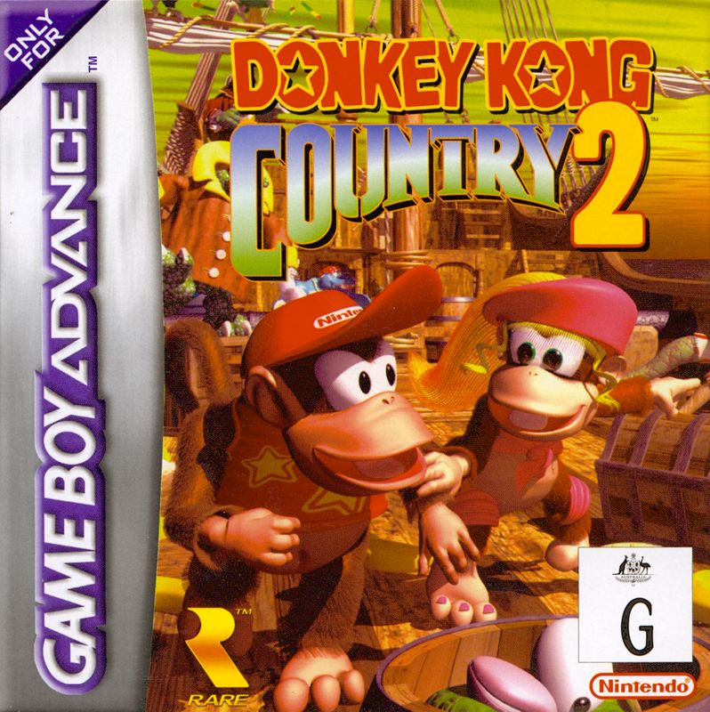 Donkey Kong Country 2 [Not for Resale] box art for GameBoy Advance